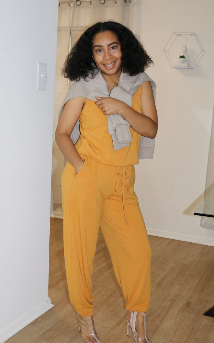 Jasmyne Button Up Jumpsuit