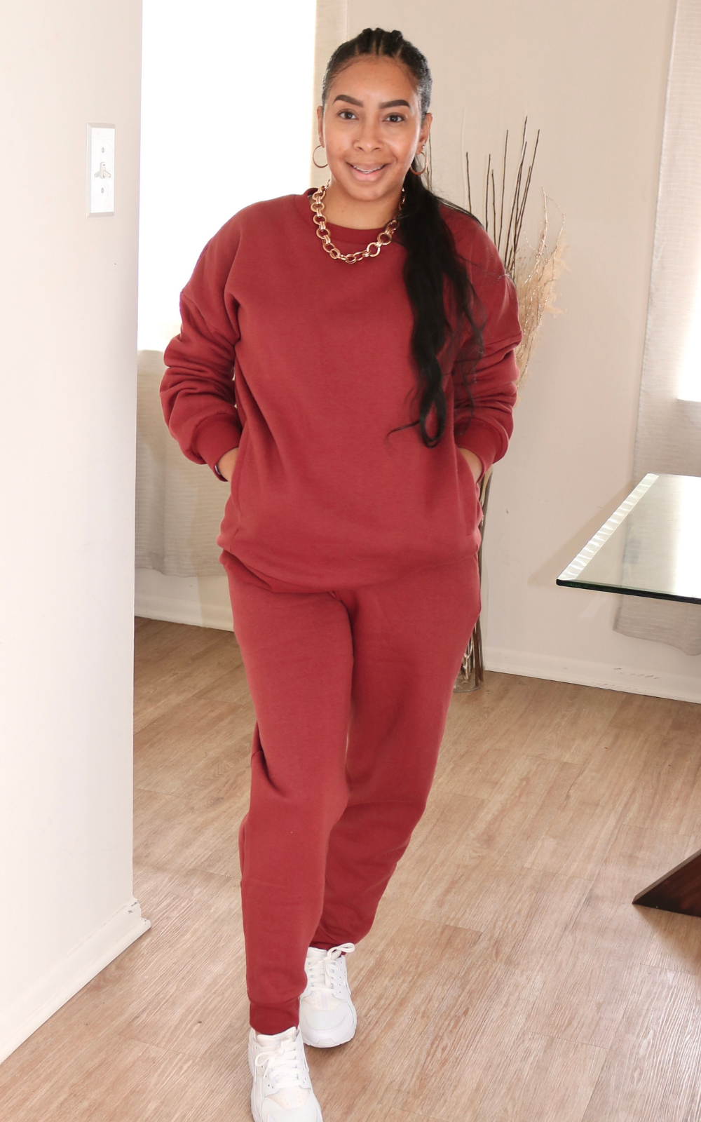 Alexa The Next Level Sweatsuit - Fired Brick