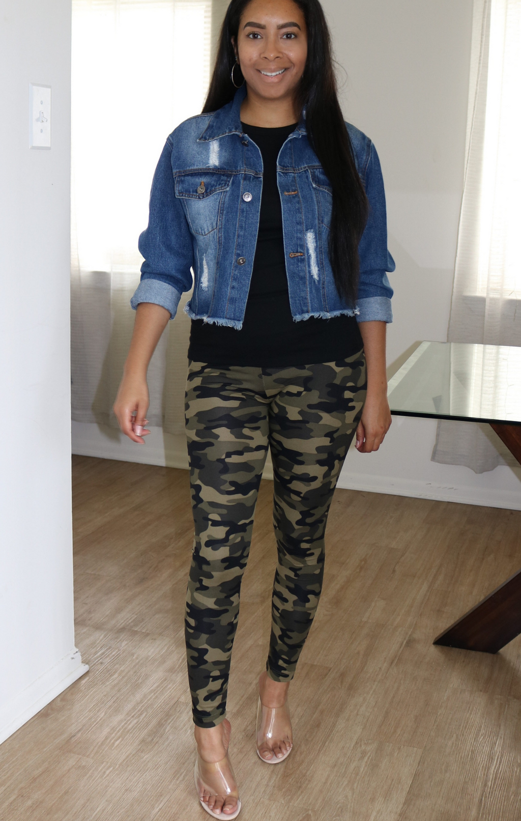 Brooklyn Camo Print Leggings