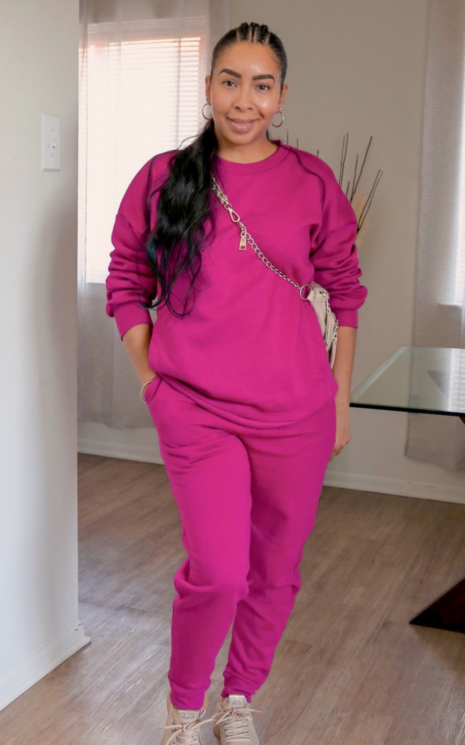 Alexa The Next Level Sweatsuit - Magenta