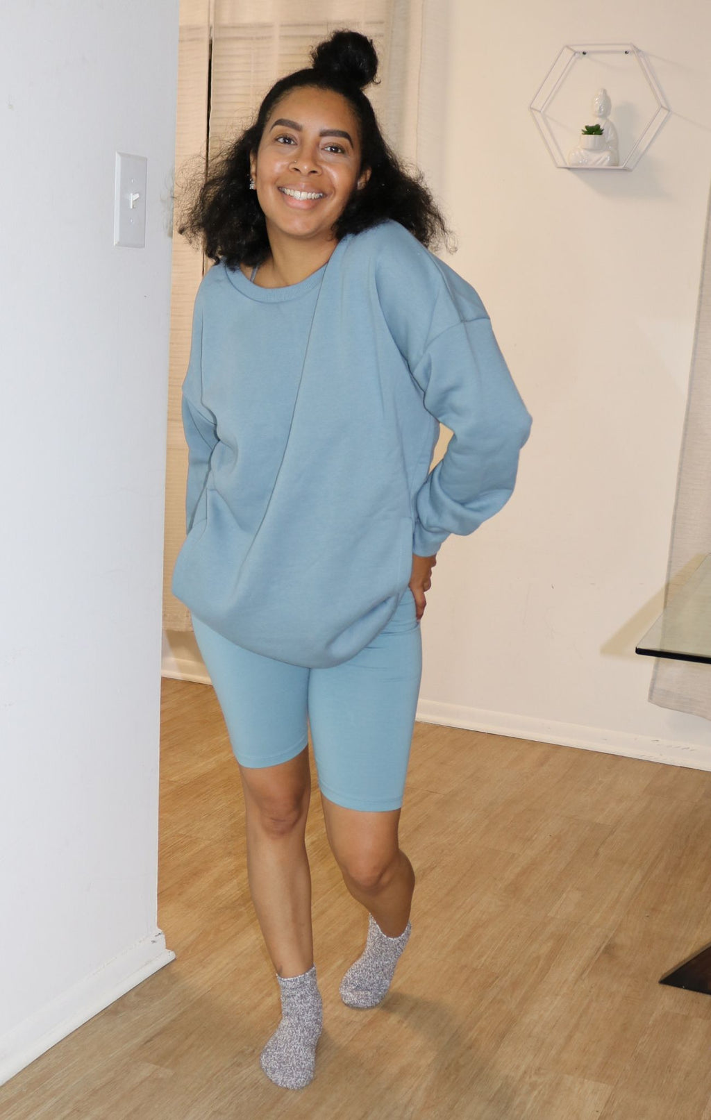 Imani High Wasted Biker Shorts