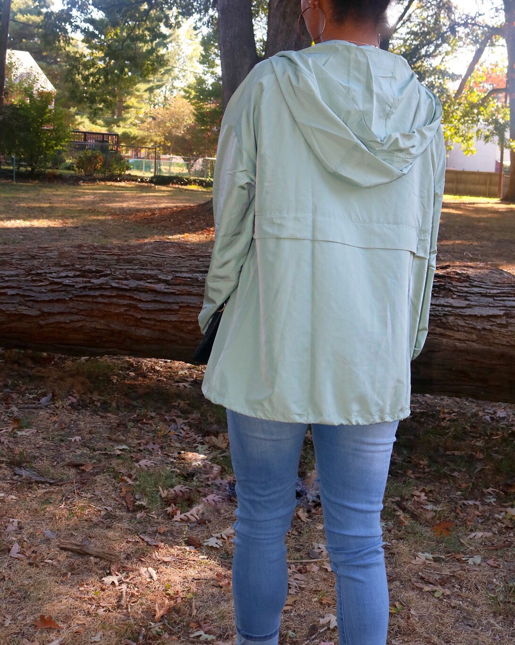 Blown Away Windbreaker  - Mint Green