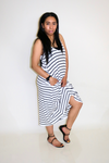 The Sofia Striped Maxi Dress