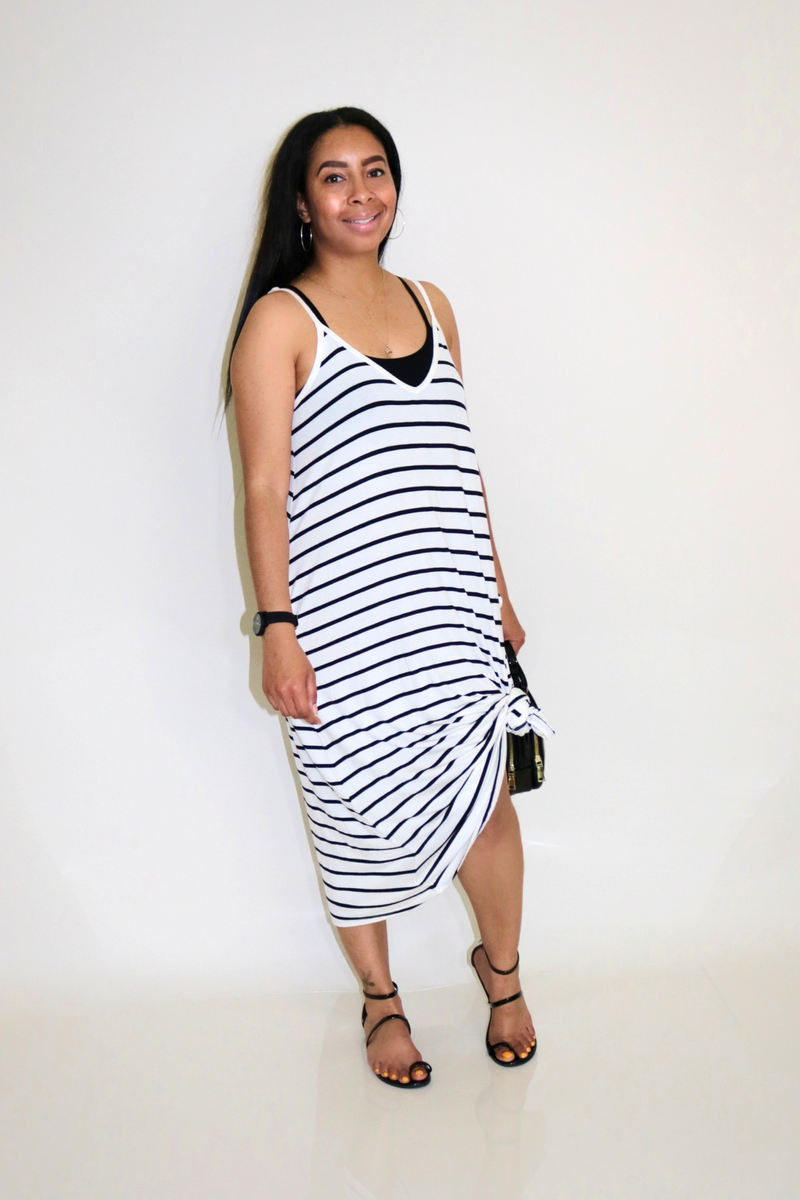 The Sofia Striped Maxi Dress