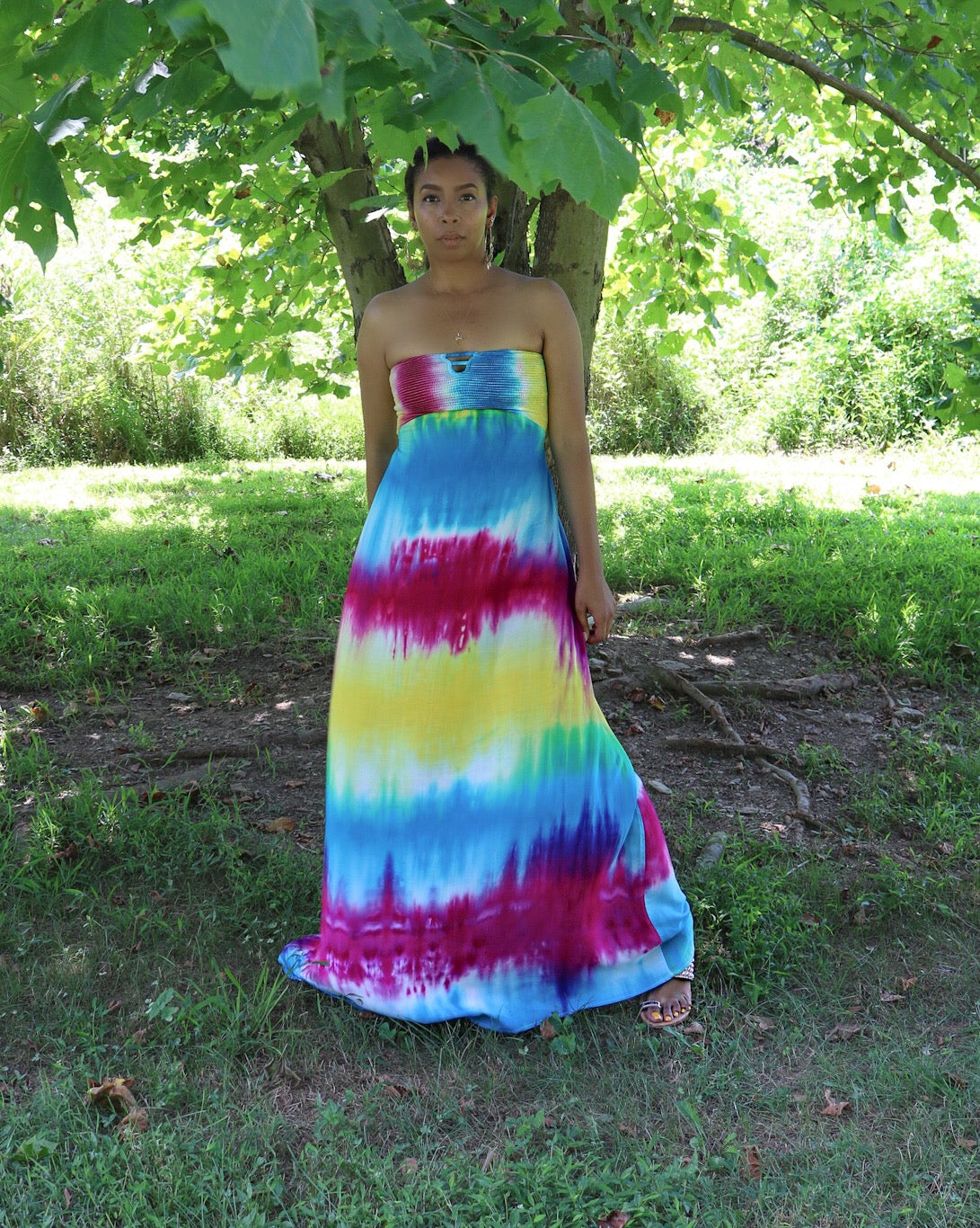 To Dye For Maxi Dress - Tie Dye