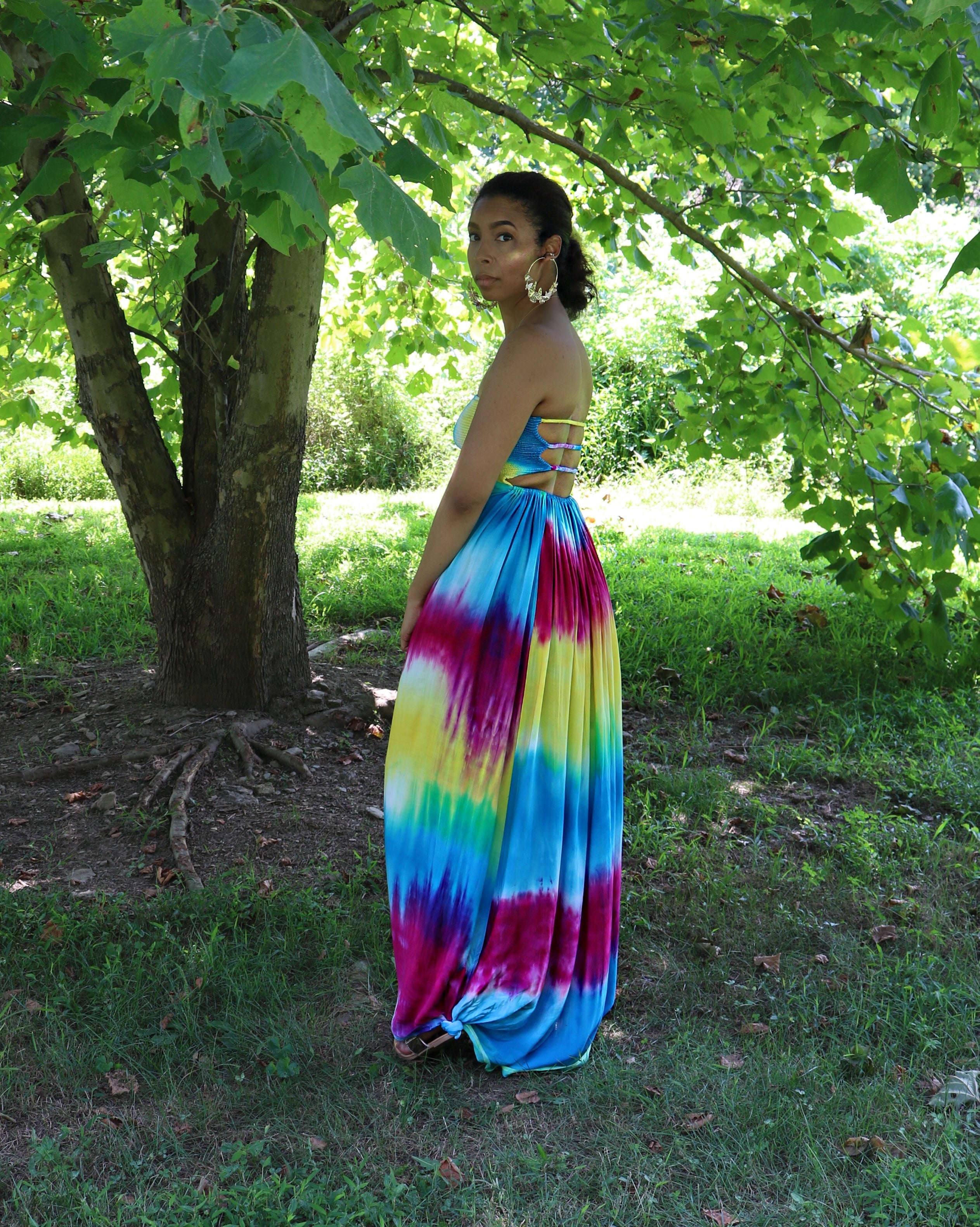 To Dye For Maxi Dress - Tie Dye