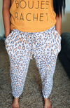 Relax and Chill Animal Print Pocketed Joggers