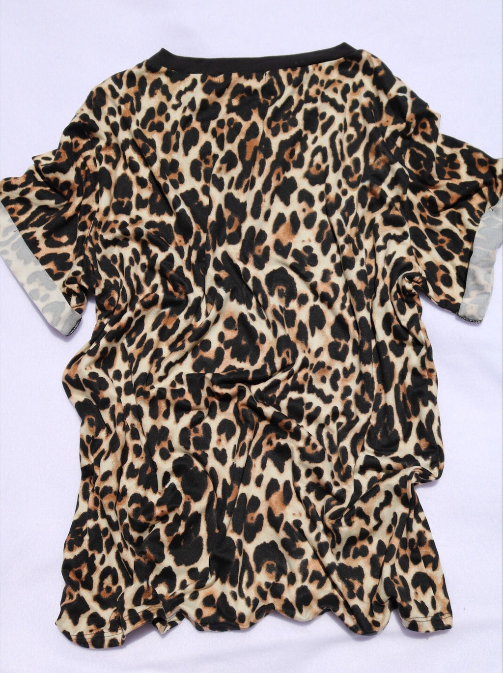 Wild Thang Animal Print Shirt - Black/Tan