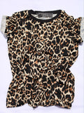 Wild Thang Animal Print Shirt - Black/Tan