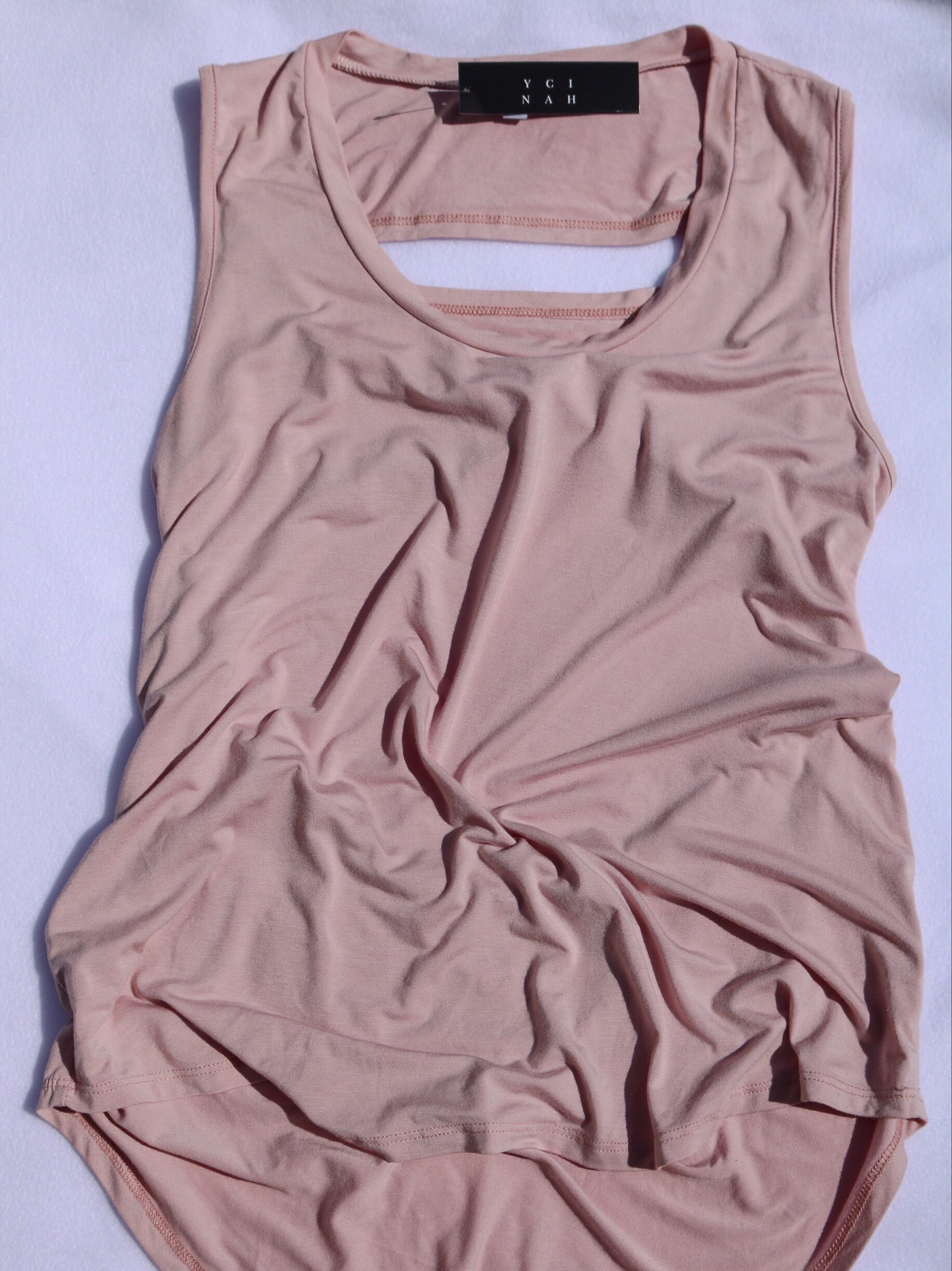 Im So Over It Backless Shirt - Mauve